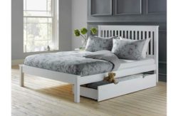 Collection Aspley Kingsize Bed Frame - White.